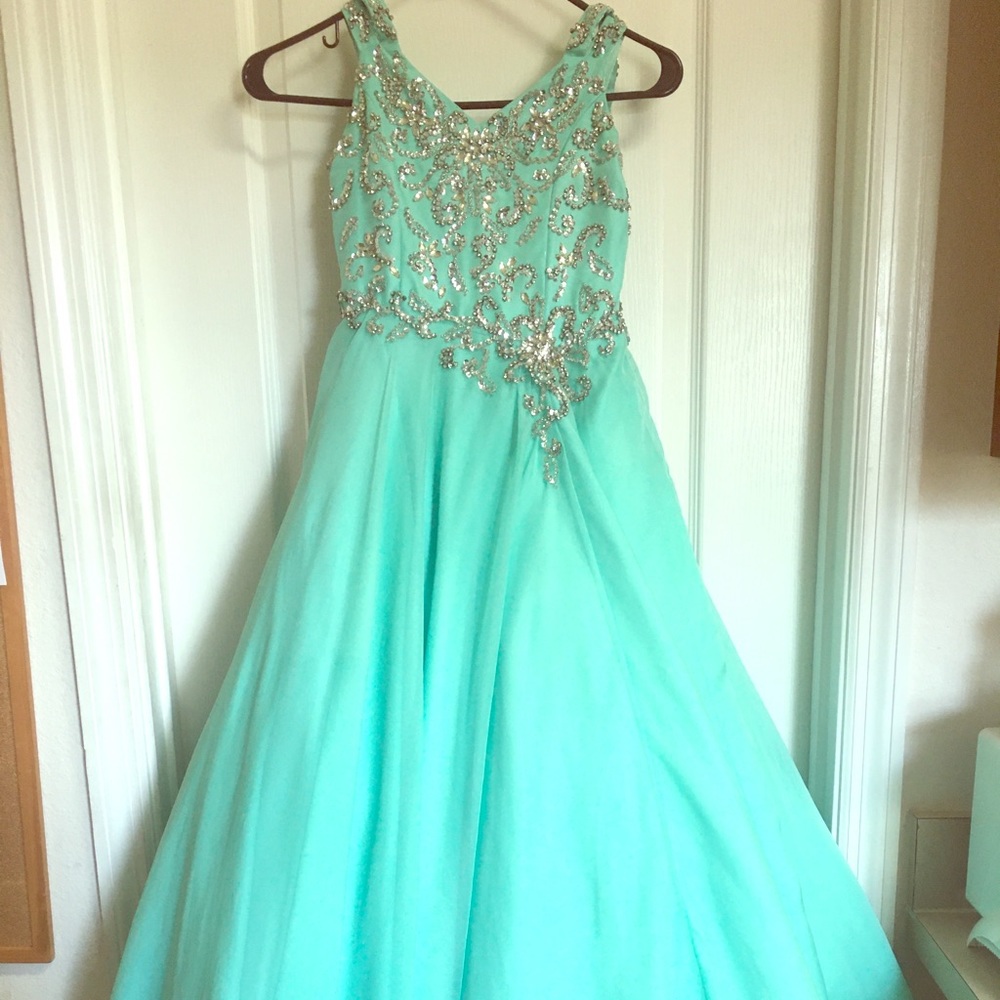 McDuggal Sugar Mint Pageant Dress
